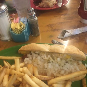 Outpost Cafe - Meatloaf and all beef hot dog. - American Near Me - Oak Hills, California Outpost Cafe - Meatloaf and all beef hot dog. - American Near Me - Oak Hills, California