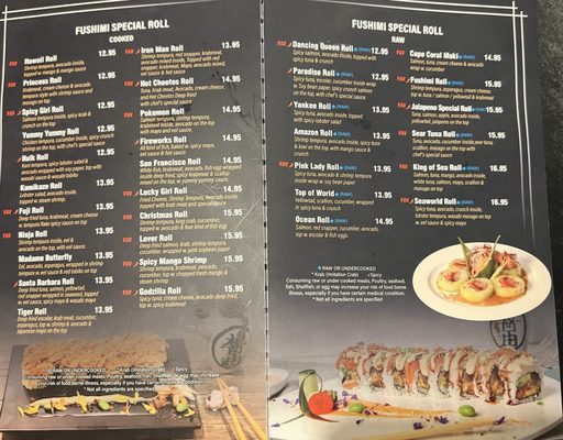 Menu photo 2 Fushimi Sushi Middleburg, FL