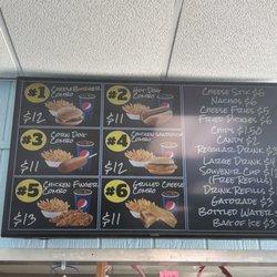 Spring Valley Beach - Concession stand menu