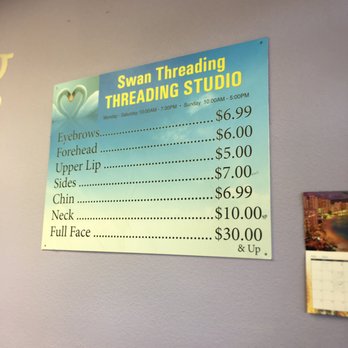 Swan Threading - Prices - Threading Services Near Me - Torrance, California