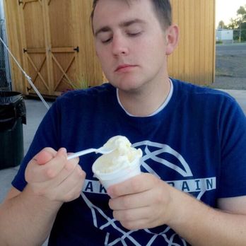 Karie Anne's - Alex loves the custard - Desserts Near Me - Rexburg, Idaho