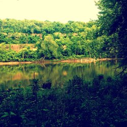 Pike Island - The view from the Pike Island hiking trail alongside the river