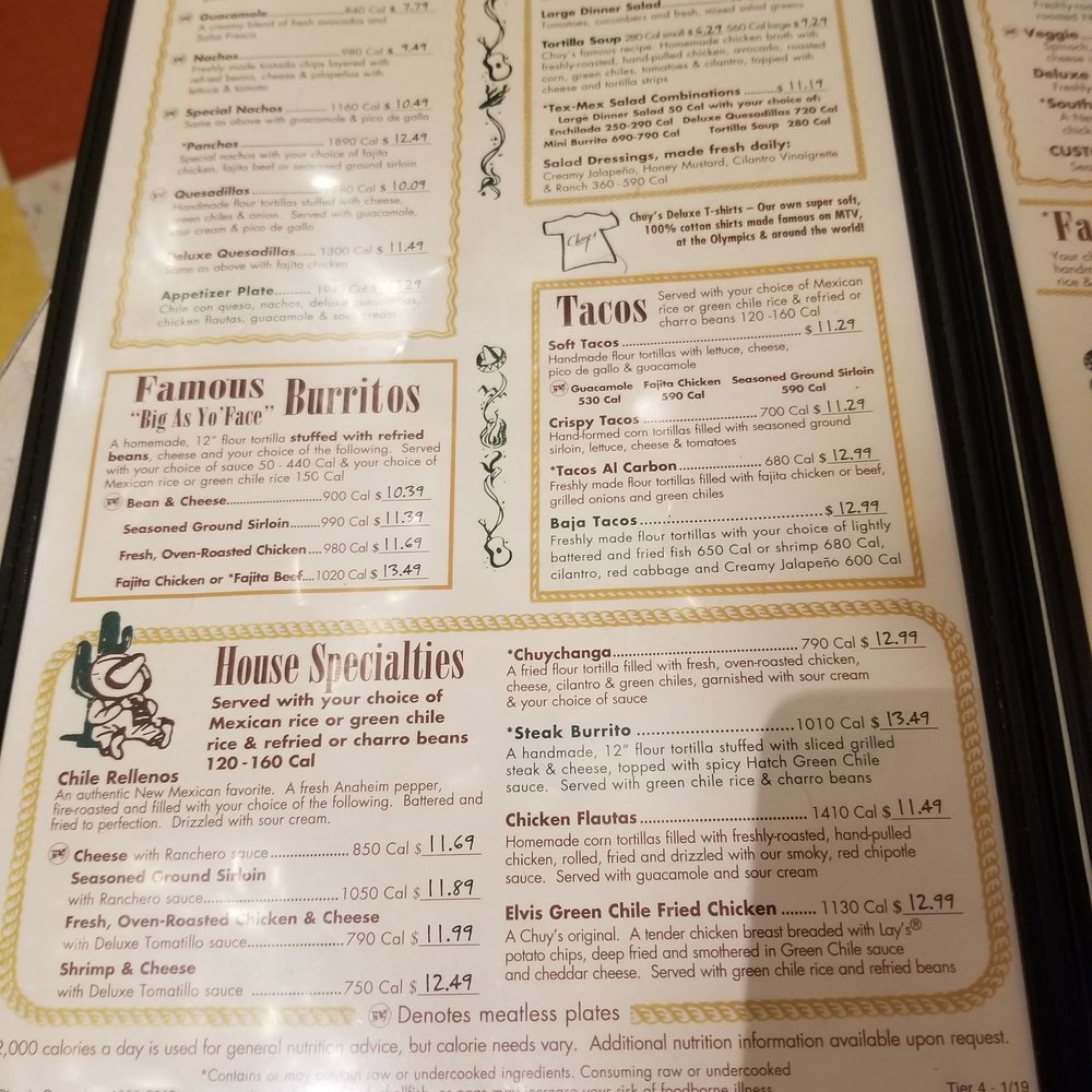 Chuy's - Pg 1 - Tex-Mex Near Me - Westminster, Colorado
