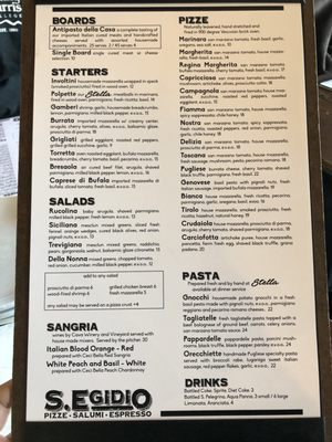 Menu photo 7 S Egidio Ridgewood, NJ
