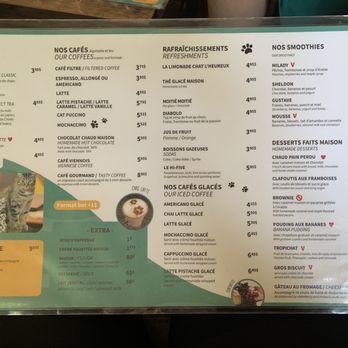 Café Chat l'Heureux - Menu - Vegetarian Near Me - Montreal, Quebec Café Chat l'Heureux - Menu - Vegetarian Near Me - Montreal, Quebec