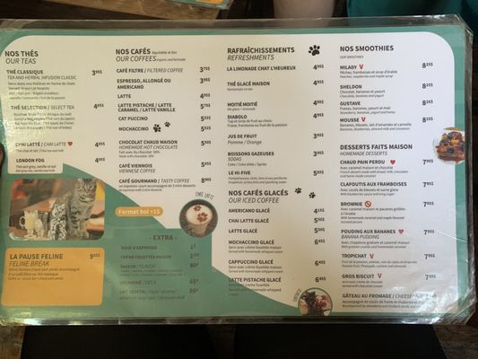 Menu photo 4 Café Chat l'Heureux Montreal, QC Menu photo 4 Café Chat l'Heureux Montreal, QC