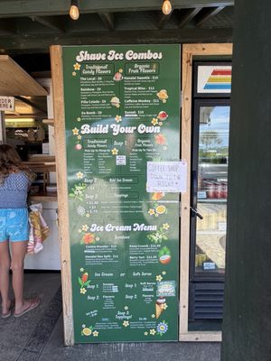 Menu photo 1 Wishing Well Shave Ice Hanalei, HI Menu photo 1 Wishing Well Shave Ice Hanalei, HI