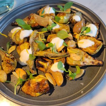 Tar & Roses - Baby artichokes - New American Near Me - Santa Monica, California Tar & Roses - Baby artichokes - New American Near Me - Santa Monica, California