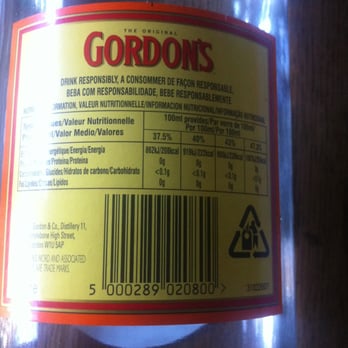 Dfds Seaways Uk - English Channel - Gordons Gin on the Ferry 47,3 Vol % - Ferries Near Me - Dover, KEN