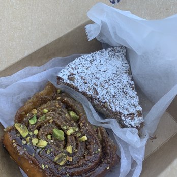 K'Far Cafe - Pistachio Sticky Bun and Walnut Cake - Cafes Near Me - Philadelphia, Pennsylvania K'Far Cafe - Pistachio Sticky Bun and Walnut Cake - Cafes Near Me - Philadelphia, Pennsylvania