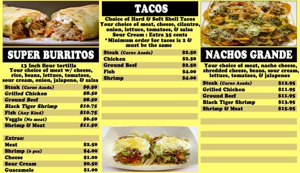 Menu photo 2 L & S Burrito & Fish Chips Oakland, CA Menu photo 2 L & S Burrito & Fish Chips Oakland, CA