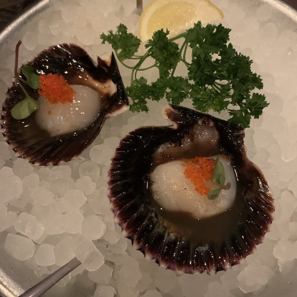 High Tide - Scallop with my favorite tobiko and ponzu this was perfection! - Seafood Near Me - Gilbert, Arizona High Tide - Scallop with my favorite tobiko and ponzu this was perfection! - Seafood Near Me - Gilbert, Arizona
