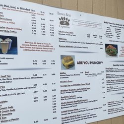 Brown Bear Espresso - Menu
