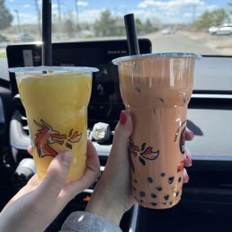 Mango Slush, Thai Milk Tea Mango Slush, Thai Milk Tea