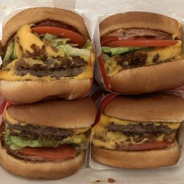 Double doubles w/cheese and grilled onions