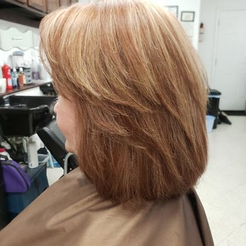 Shears To You - Blondie went Red~just had to leave some hilites.. - Hair Salons Near Me - Belton, Texas