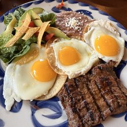 Steak and eggs Steak and eggs