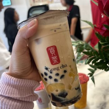 Gong Cha - Black pearl milk tea - Bubble Tea Near Me - Jacksonville, Florida Gong Cha - Black pearl milk tea - Bubble Tea Near Me - Jacksonville, Florida