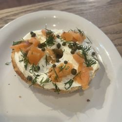 One World Cafe - Lox bagel