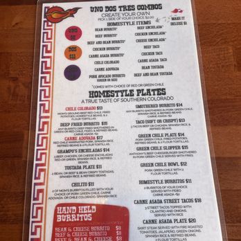 Chile Colorado - menu - Mexican Near Me - Colorado Springs, Colorado Chile Colorado - menu - Mexican Near Me - Colorado Springs, Colorado