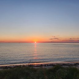 Last night's view from the Chesapeake Bay Bridge Overlook. Last night's view from the Chesapeake Bay Bridge Overlook.