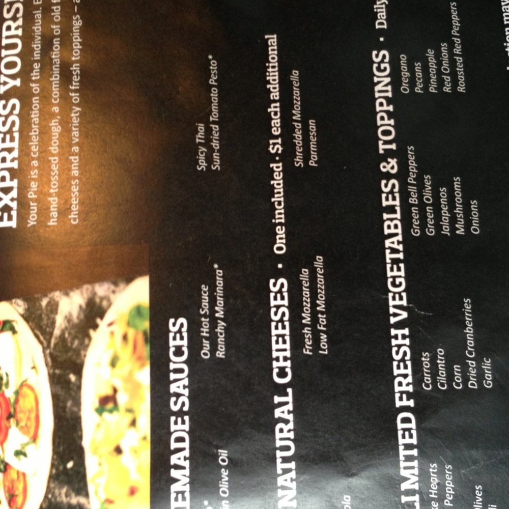 Your Pie - Pizza Near Me - Fleming Island, Florida Your Pie - Pizza Near Me - Fleming Island, Florida