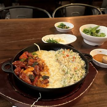 Five Senses - Sweet/Spicy Chicken, Cheese Corn and Fried Rice - Korean Near Me - New York, New York Five Senses - Sweet/Spicy Chicken, Cheese Corn and Fried Rice - Korean Near Me - New York, New York