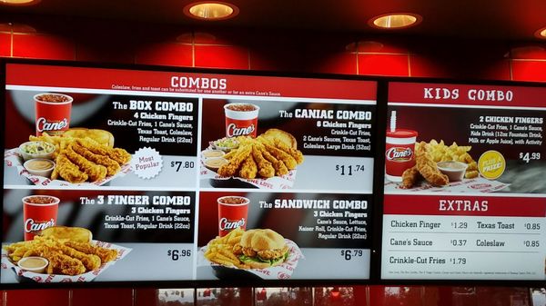 Menu photo 3 Raising Cane's Chicken Fingers Parker, CO Menu photo 3 Raising Cane's Chicken Fingers Parker, CO