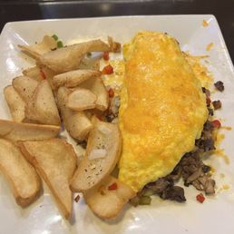 Philly omelette