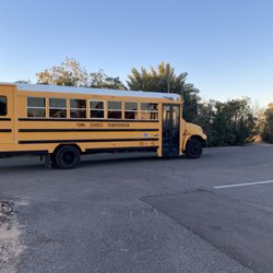 Park is full of year round tenants with several kids - the busses come through daily