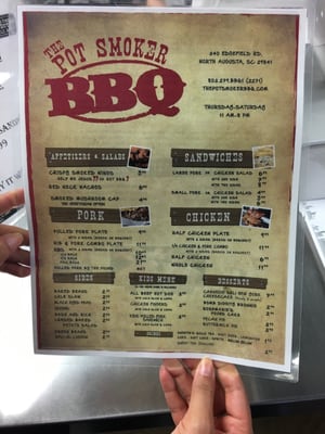 Menu photo 5 The Pot Smoker BBQ North Augusta, SC