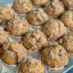 The Gilbert House - Scratch-Made Rhubarb Muffins