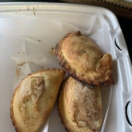 Pumpkin Empanada, Dulce de Leche Empanada, Guava and Cream Cheese Empanada