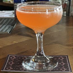 Naked and famous- tequila, aperol and citrus. Yum!