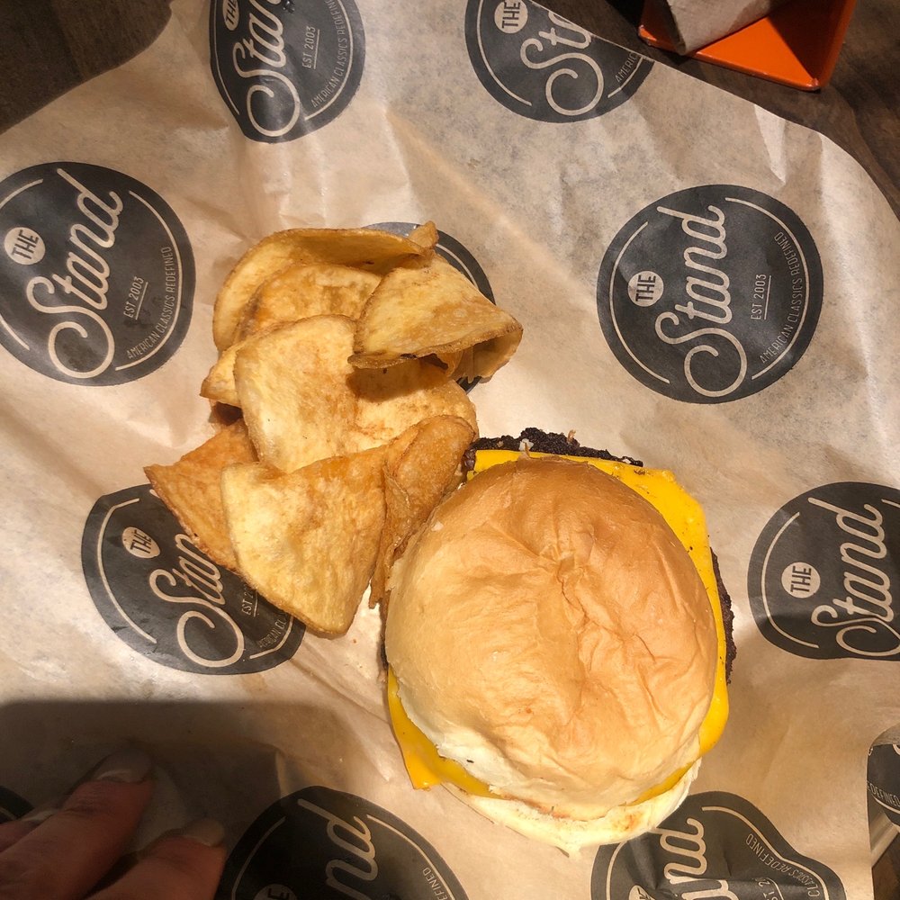The Stand - American Classics Redefined - Kids burger, kind of sad looking - New American Near Me - Calabasas, California