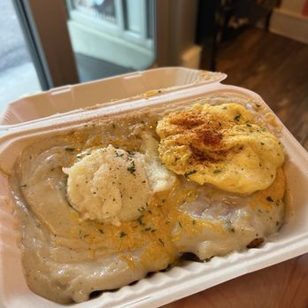 Biscuit Bitch - Gluten free Cheesy Garlic Grits, gluten free biscuit and mushroom gravy. - Breakfast & Brunch Near Me - Seattle, Washington Biscuit Bitch - Gluten free Cheesy Garlic Grits, gluten free biscuit and mushroom gravy. - Breakfast & Brunch Near Me - Seattle, Washington