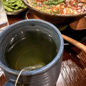 Mensho Tokyo - Green tea - Ramen Near Me - Culver City, California Mensho Tokyo - Green tea - Ramen Near Me - Culver City, California