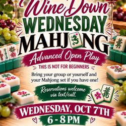 199 Winery - Mahjong Open Play on Wednesdays at 199 Winery