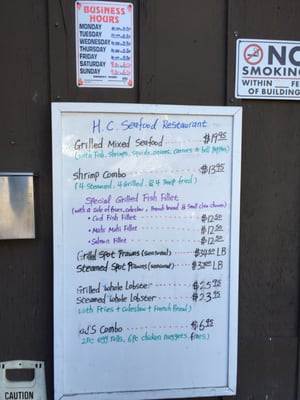 Menu photo 8 H.C. Seafood Oxnard, CA