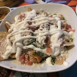 Chicken nachos Chicken nachos
