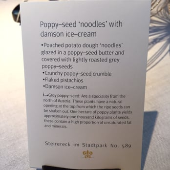 Steirereck - Descriptors for each dish. - Austrian Near Me - Vienna, 9