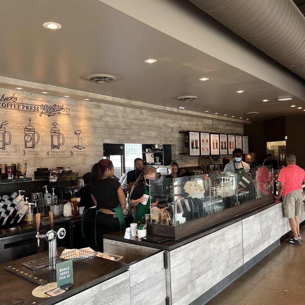 Starbucks - customers at the counter of a coffee shop - Coffee & Tea Near Me - Southfield, Michigan