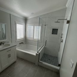 Bathroom glass