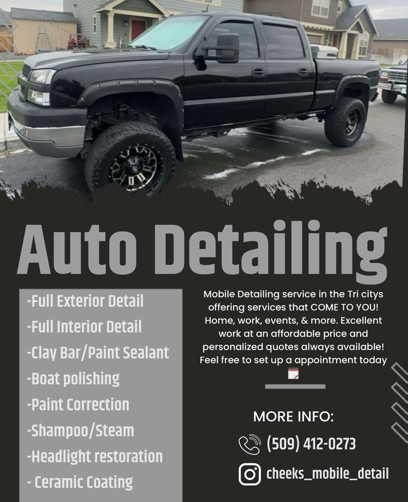 CHEEKS MOBILE DETAILING Pasco, Washington Car Wash Phone Number