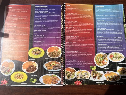 Menu photo 5 Bonito Casa Mexico  Belton, MO