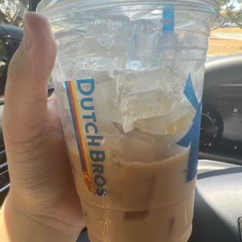 Dutch Bros Coffee - Love Dutch Bros but someone went crazy on the ice! - Coffee & Tea Near Me - San Antonio, Texas Dutch Bros Coffee - Love Dutch Bros but someone went crazy on the ice! - Coffee & Tea Near Me - San Antonio, Texas