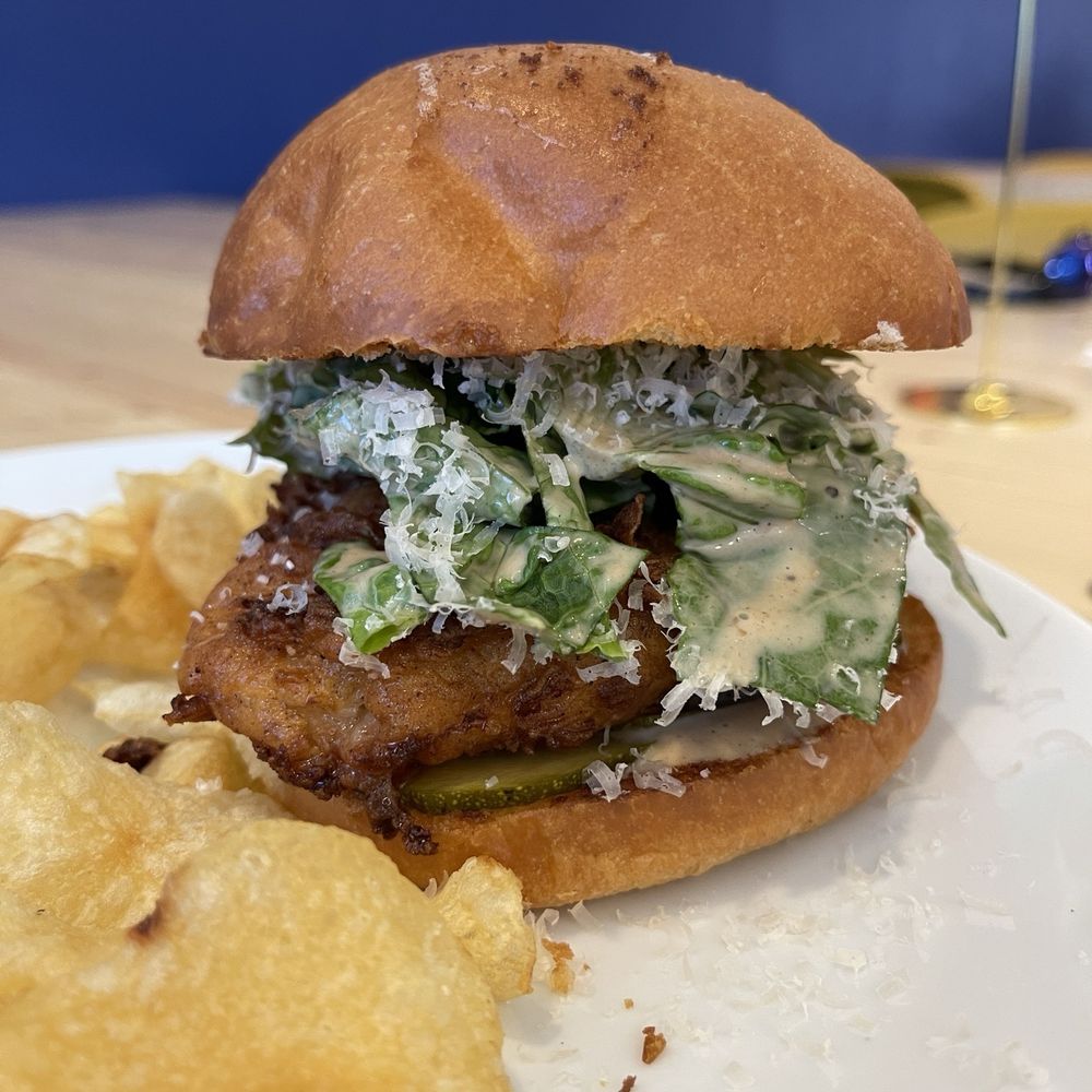Extra Fine Southtown - Crispy chicken ceasar salad sandwich - Bakeries Near Me - San Antonio, Texas Extra Fine Southtown - Crispy chicken ceasar salad sandwich - Bakeries Near Me - San Antonio, Texas
