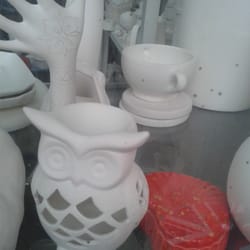 Artesanías Lily - El antes: figuras de cerámica para pintar