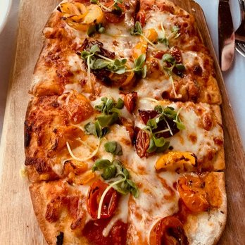 The Stonehouse Restaurant - Vegetarian Flatbread - New American Near Me - Santa Barbara, California