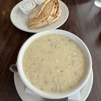 Opa Grill - Avgolemno soup and pita with tzatiki sauce - Greek Near Me - Parker, Colorado Opa Grill - Avgolemno soup and pita with tzatiki sauce - Greek Near Me - Parker, Colorado